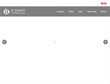 Tablet Screenshot of d-apart.com